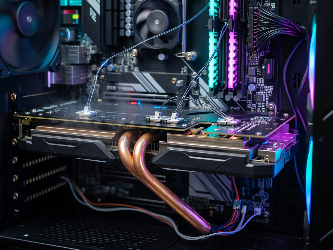 Sustained gaming benchmark test measuring high framerate consistency and vapor chamber temps